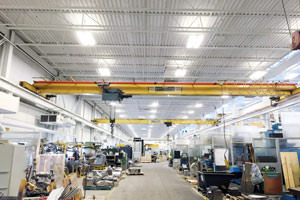 metal ceiling and crane industrial painting in Niagara Falls