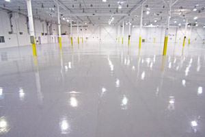 epoxy floor coating project in Peterborough Ontario