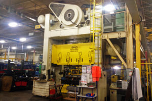 refinished manufacturing equipment in a Peterborough factory