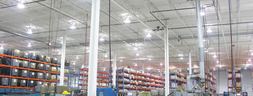Ceiling & Support Structure Painting Project