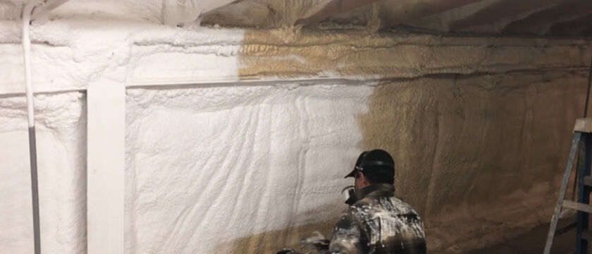 Spraying Fireproof Polyurethane Coating