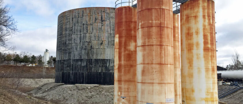 Storage Tank Painting Project 1, BEFORE