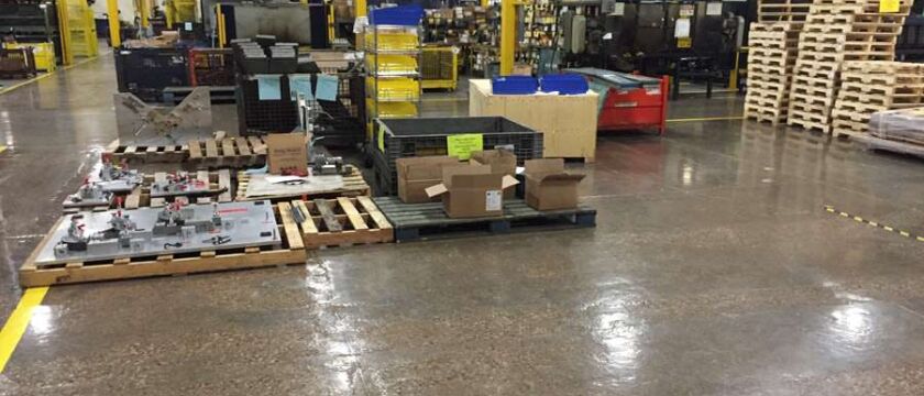 Concrete Floor Coating Project