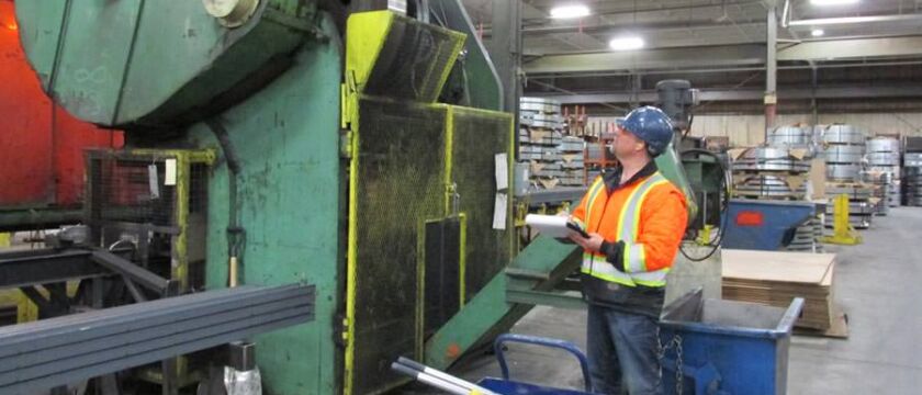 estimator preparing a price / cost quote for industrial painting