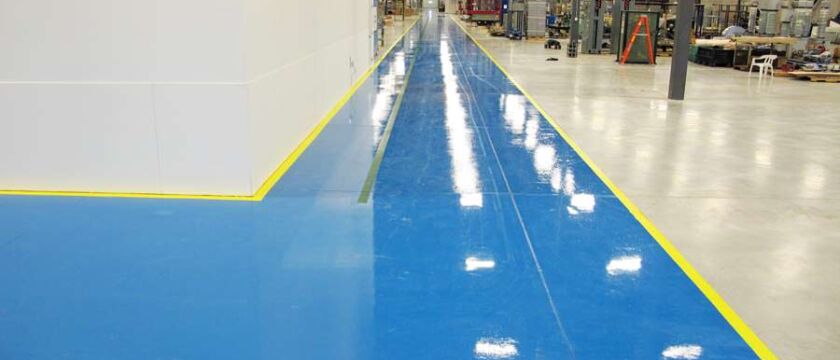 Floor Line & Markings Painting Project 1, AFTER