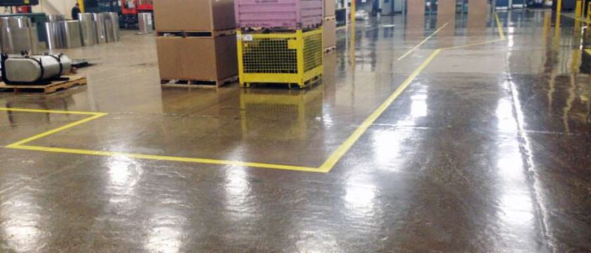 Floor Line & Markings Painting Project