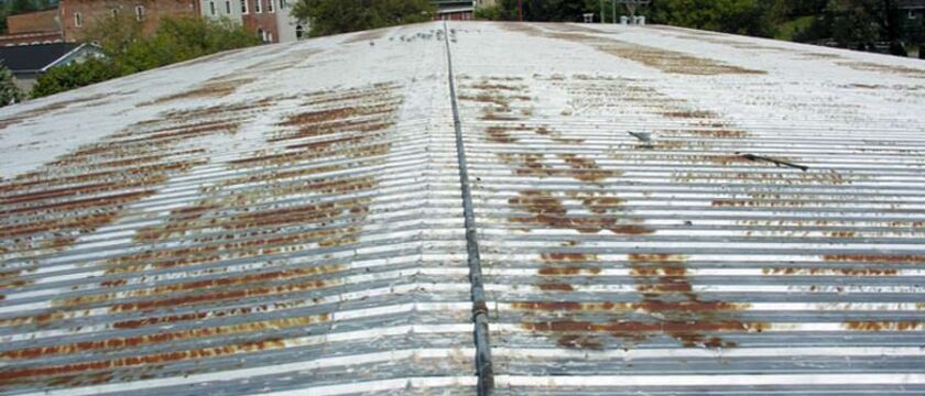 Metal Roof Painting & Refinishing Project 2, BEFORE