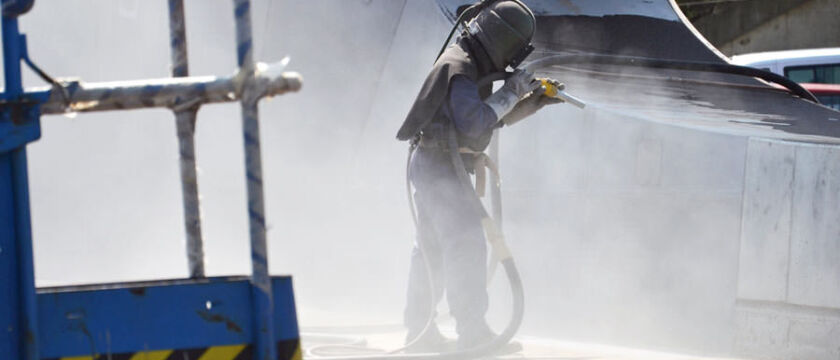 Sandblasting Project, IN PROGRESS