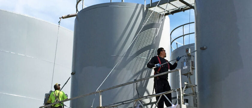 Storage Tank Painting Project, IN PROGRESS