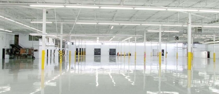 Epoxy Floor, Structure & Ceiling Project 1, AFTER