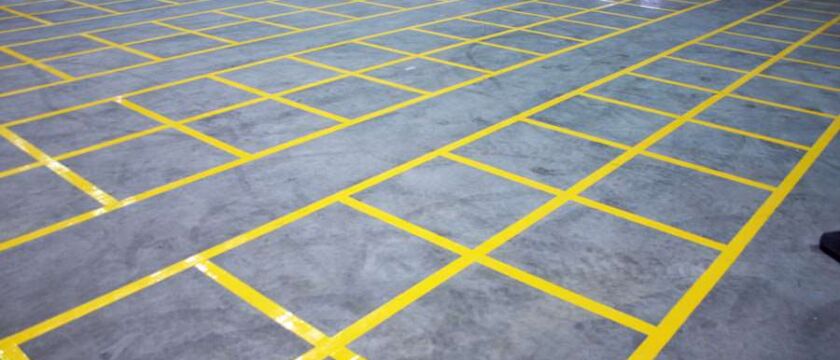 Floor Line & Markings Painting Project