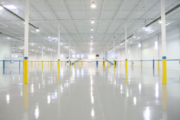 industrial painting of walls and epoxy floors