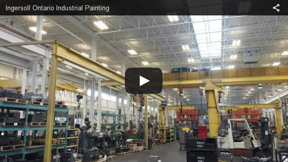 Ingersoll Ontario industrial painting video