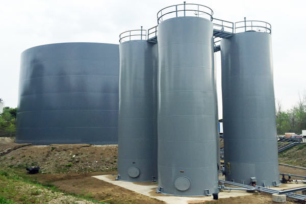 painting silos and tanks