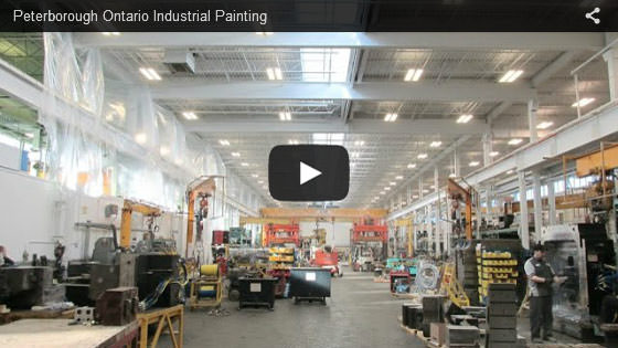 Peterborough Ontario industrial painting video