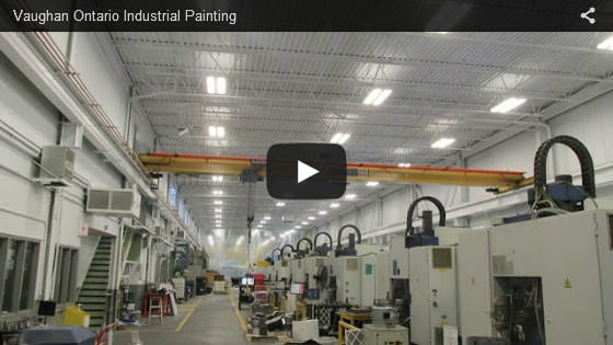 Vaughan Ontario industrial painting video