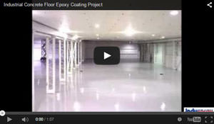 Industrial Concrete Floor Epoxy Coating Project